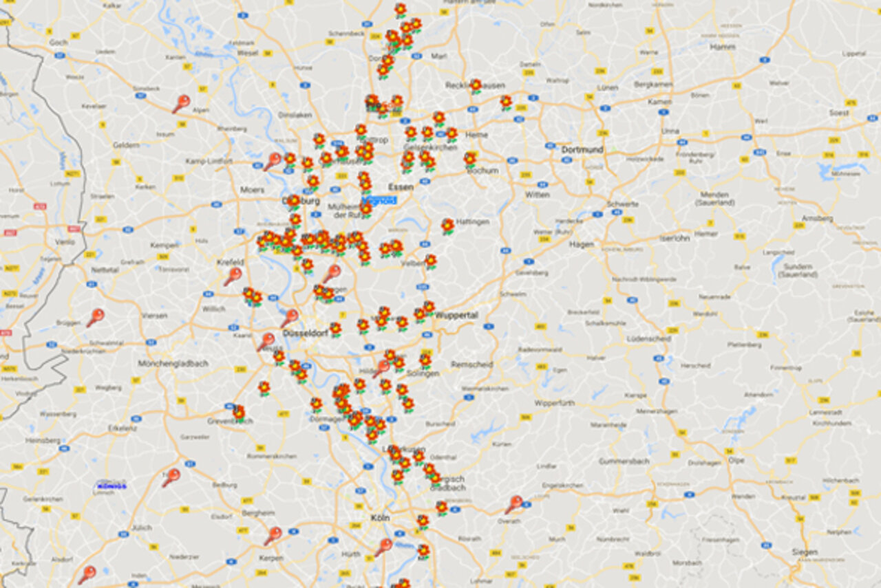 Karte Standorte Servicestationen